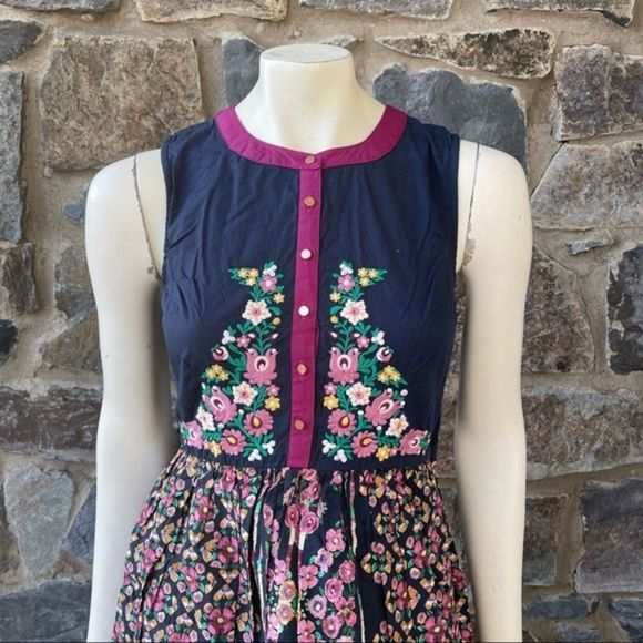 NEW Modcloth Conversation Masterpiece A-line Dress Size 1X - Picture 3 of 8